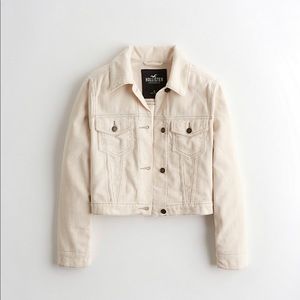 Coats | Hollister Crop Corduroy Jacket 
